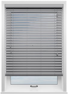 Ecowood, Tranquil Grey Fine Grain - Motorised Venetian Blind